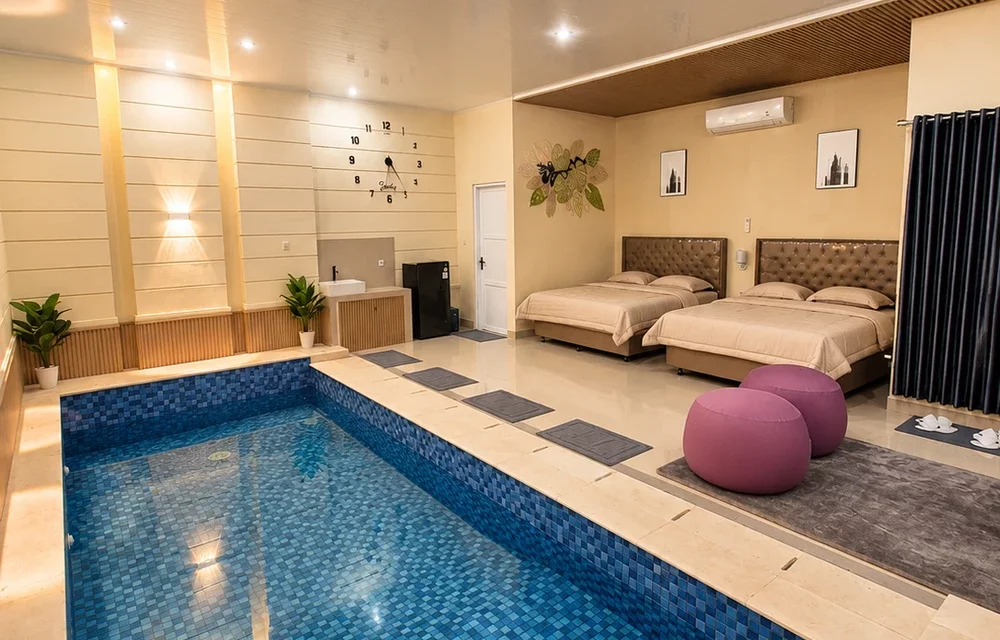 Private Pool Room in Bogor at Hotel Amarsya Cisarua Puncak